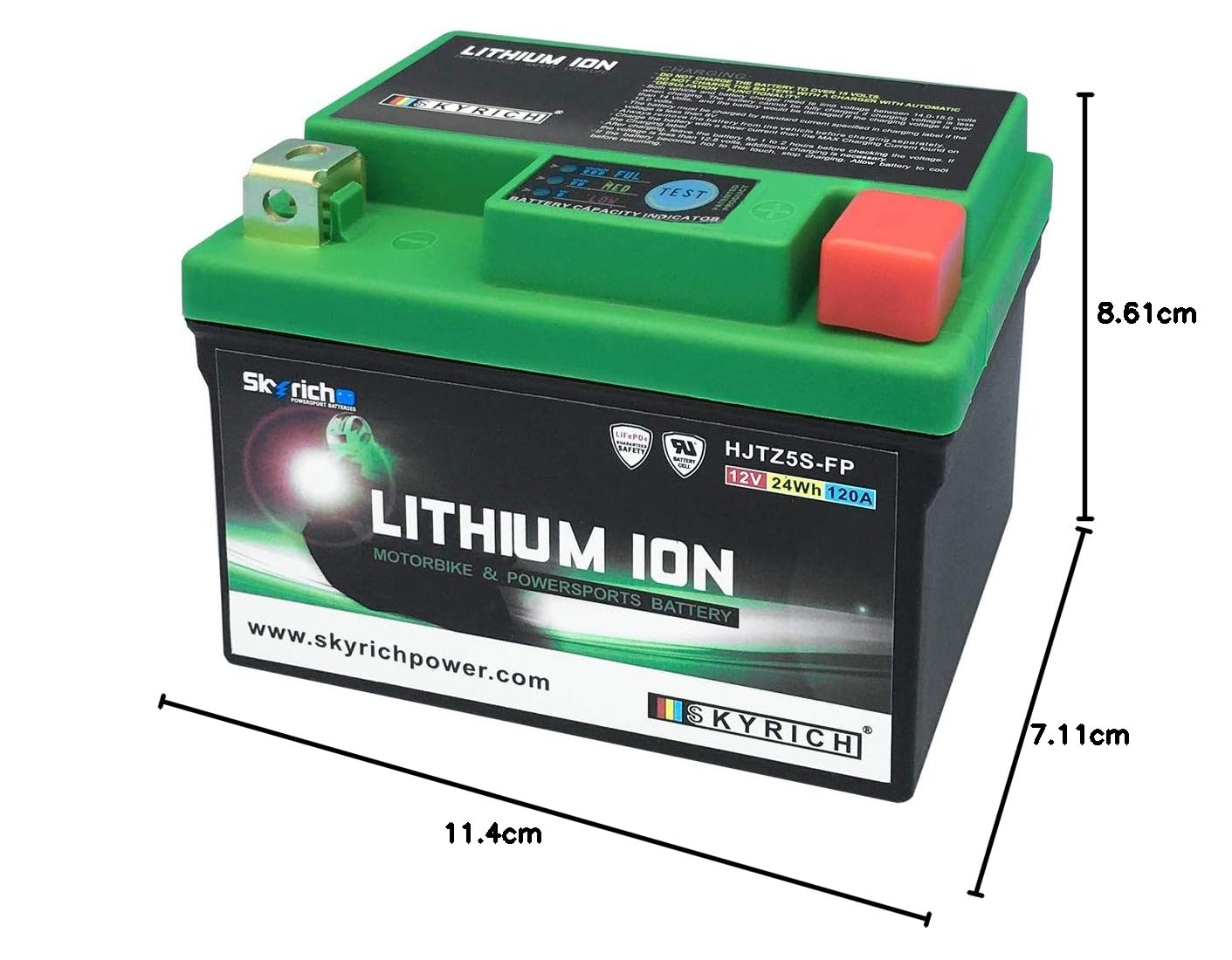Skyrich HJTZ5S-FP batteria ricaricabile industriale Litio 12 V