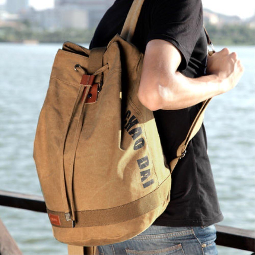 Black Friday Sale 2022 XINCADA Canvas Backpack High Density Rucksack Travel Bags School Backpack Laptop Bag for Men Outdoor Hiking Backpacks