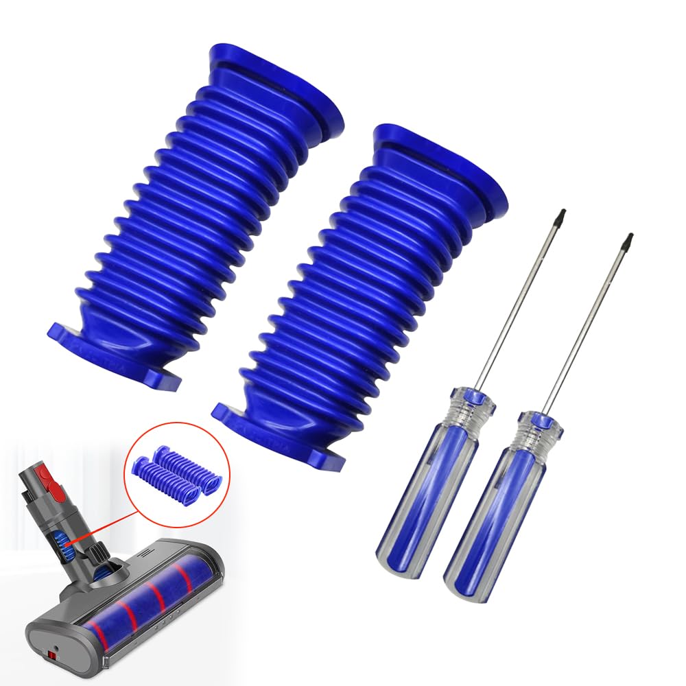 UrbanPulse ダイソン用掃除機 交換部品 青いホース 蛇腹 交換部品 ダイソン用 V6 V7 V8 V10 V11 パーツ ヘッド 修理 交換部品 分解 組立 掃除機 お手入れ 家庭用掃除機 青いホースの交換部品はソフトベルベットローラーサクションヘッドホース