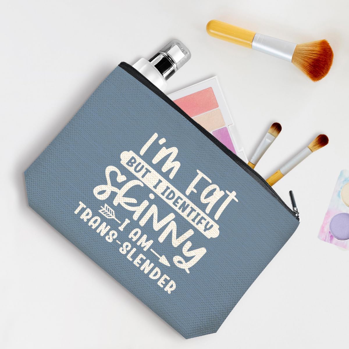 Funny Gifts Makeup Bag, Sarcastic Makeup Pouch Cosmetic Bags for Women image 4