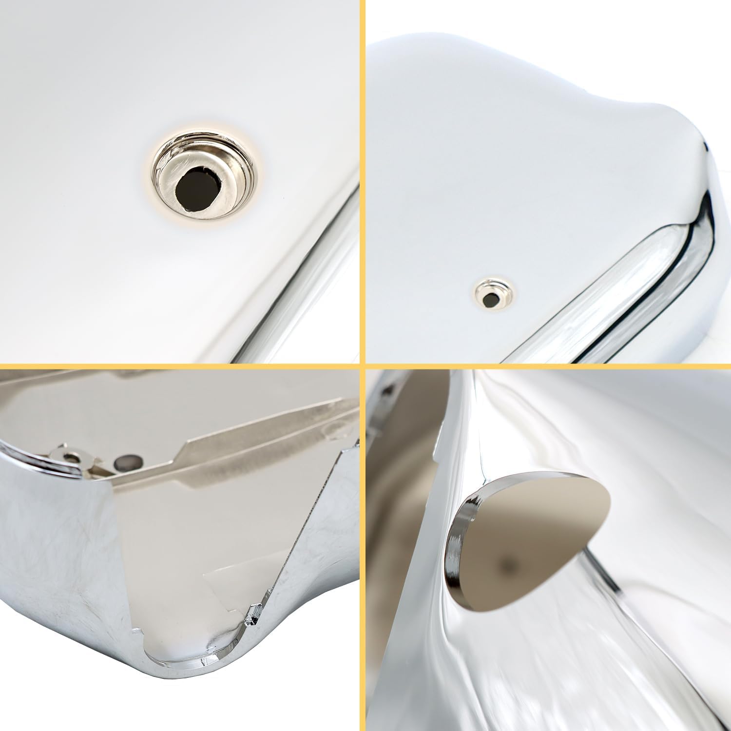 Aostirmotor Chrome Door Mirror Covers Fit for 2005-2017 Freightliner Century & Columbia - Driver and Passenger Side