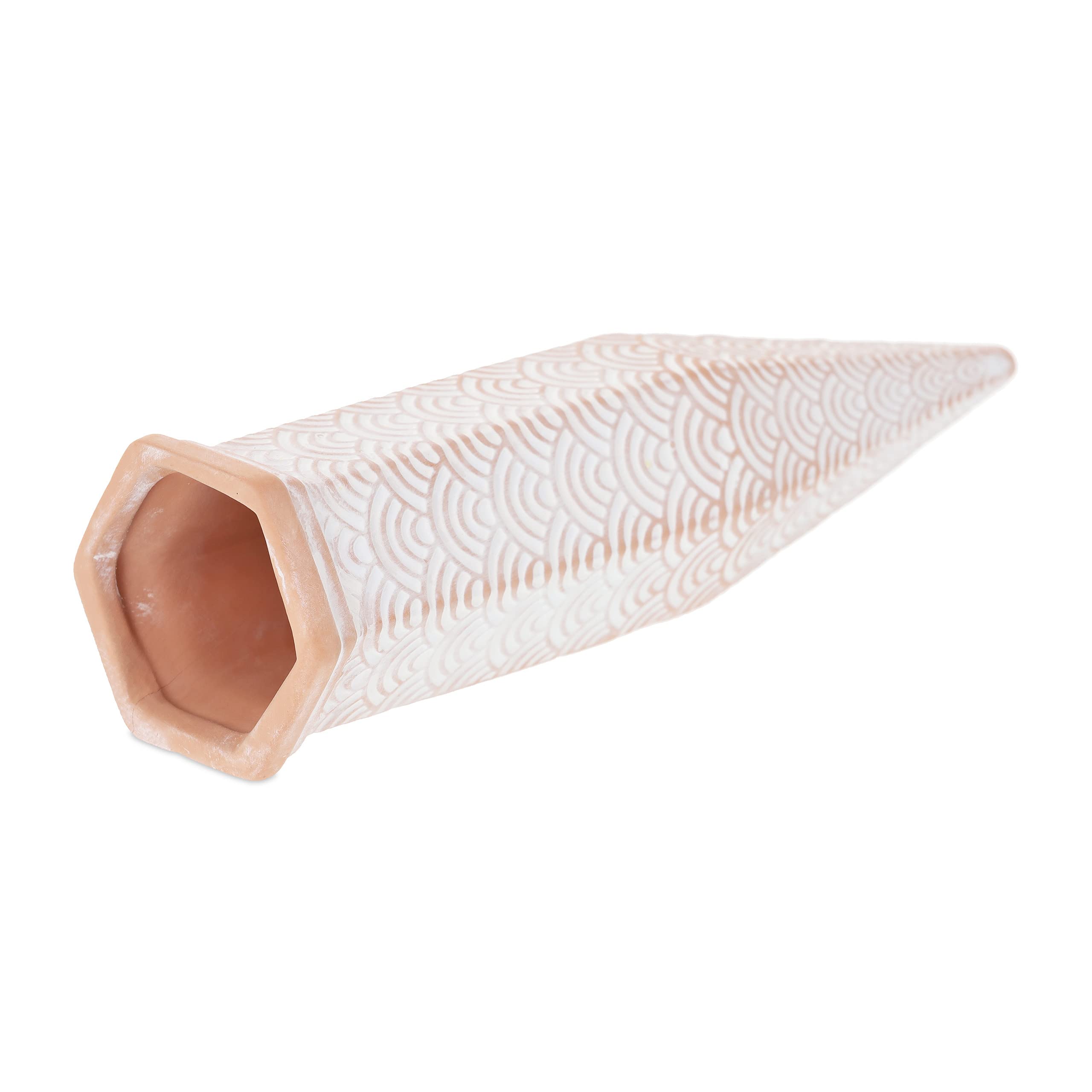 Terracotta waterdruppelaar/ Bewateringstuit voor wijnflessen | Flower Happiness