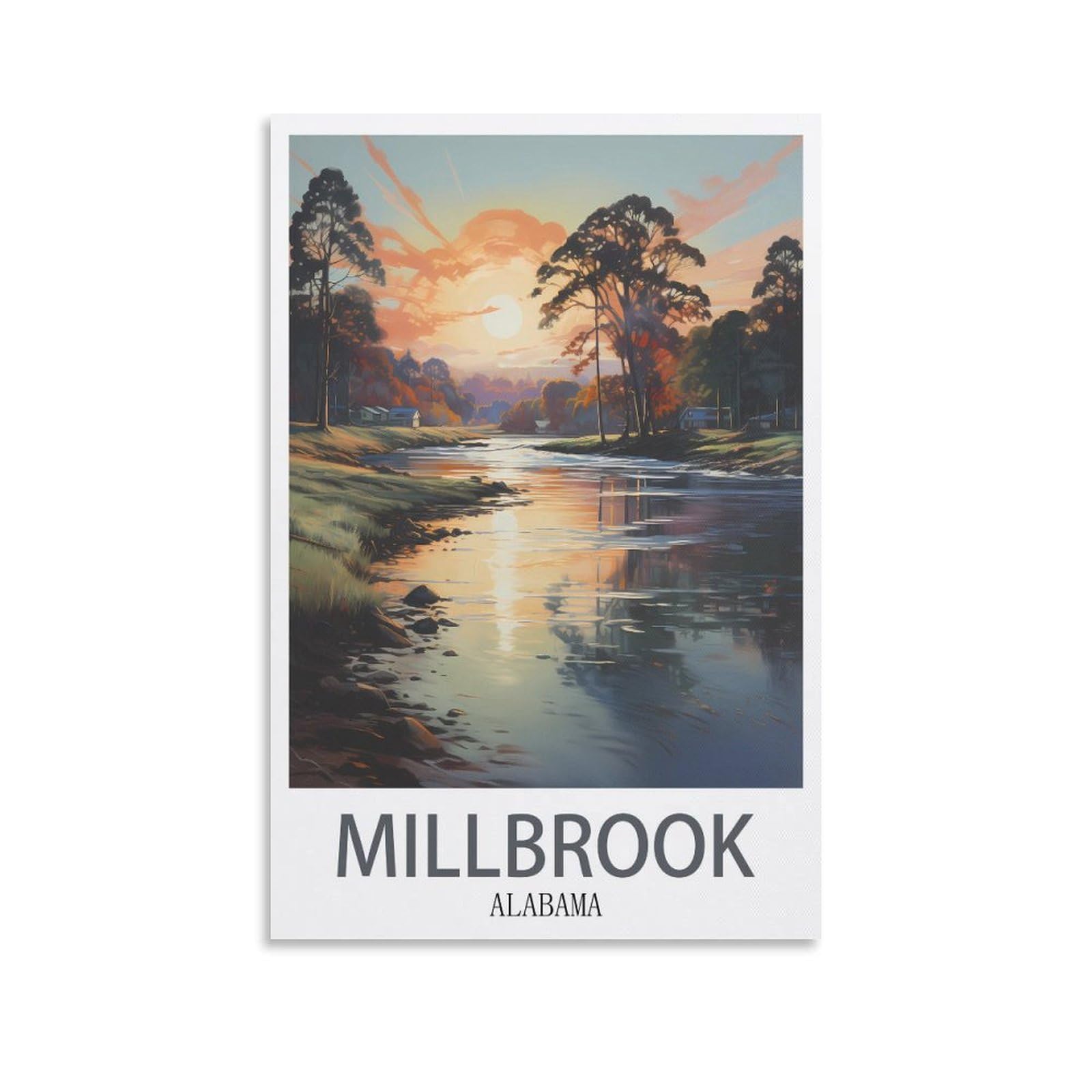 2000-Teile-Puzzle, Millbrook Alabama, Puzzles mit 2000 Teilen, für Teenager und Kinder, Puzzle-Unterhaltung, Denksportaufgabe, 70 x 100 cm