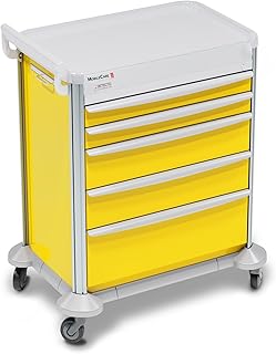Detecto, 2023040, Mobile Care Medical Cart, Keyed Lock