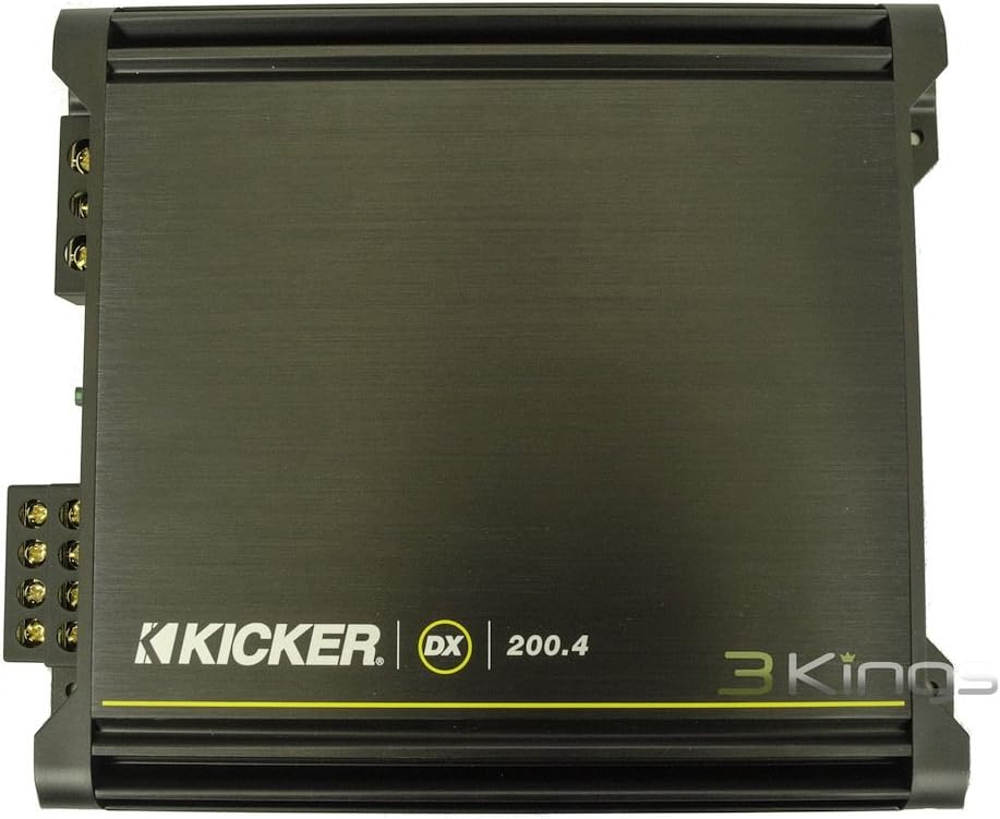 Amazon Com Kicker 11dx0 4 0w Rms 4 Channel Dx Series Amplifier Electronics