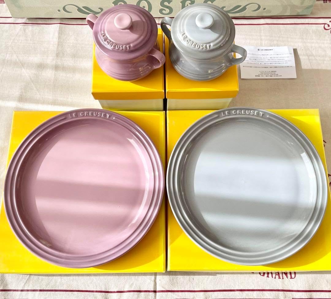 ＊＊ミニ・スープボウル&プレート２３cm　ル・クルーゼ＊＊新品未使用　レア ミニ・スープボウル&プレート23cm ル・クルーゼ＊＊新品未使用 レア