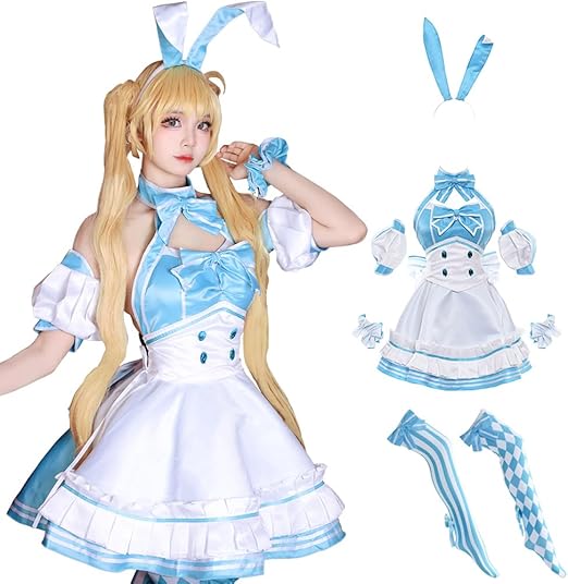 アルトリア・キャスター/バーサーカー/コススペ衣装/バニー/水着/ウィッグ付 61ApYc0r1gL._AC_SX522_.jpg