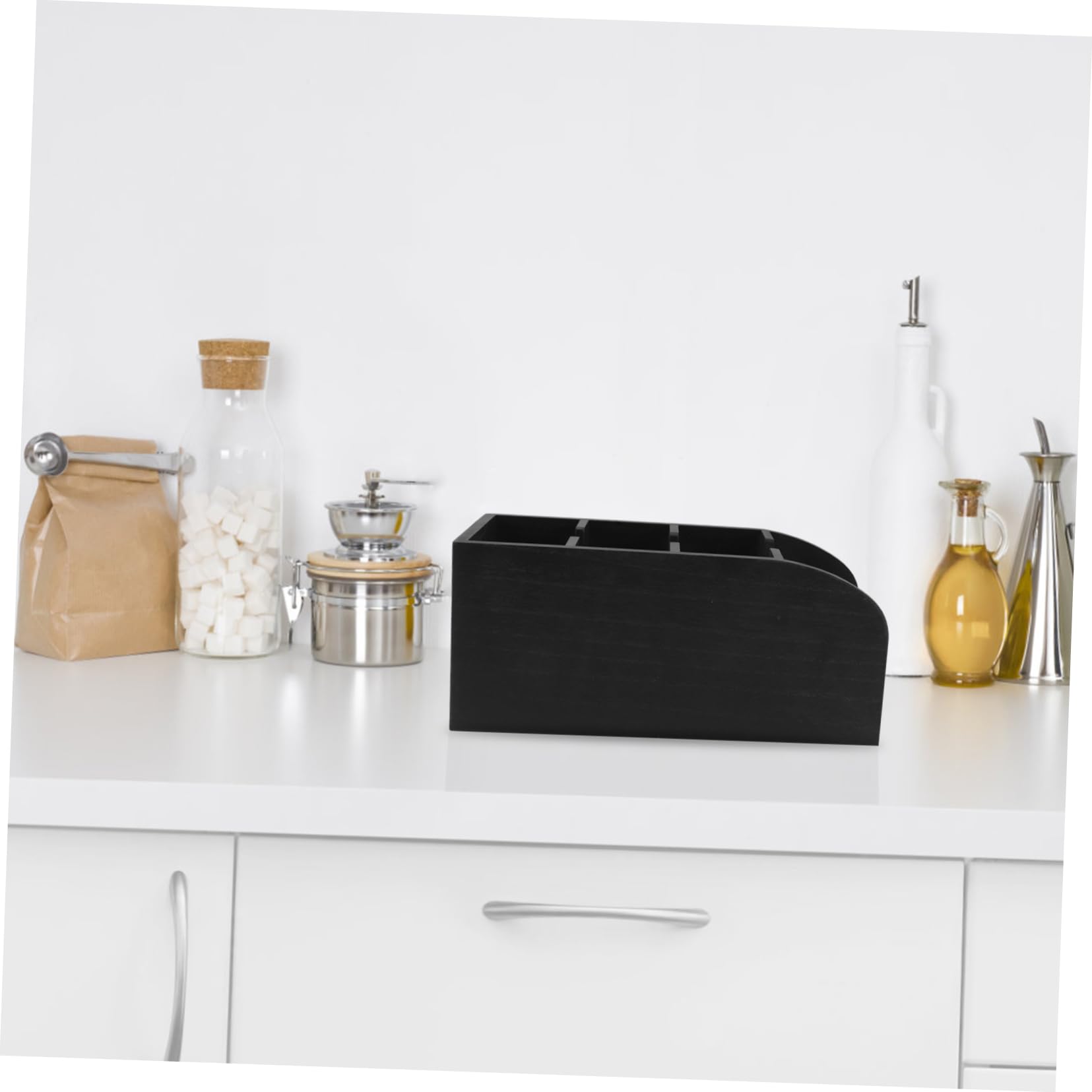 Organisateur de Sauce Bois de Foncé Sachets Cuisine et Garde-manger