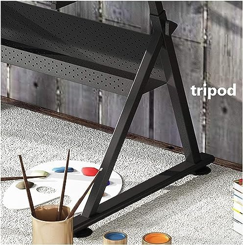 Drawing Tilting Tablet,Drafting Desk Wooden Drawing Table, Height Adjustable, Tiltable Tabletop 0°-80°, Art Craft Work Station, with 2 Storage Drawer