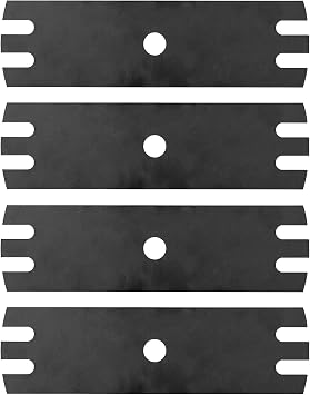 4 Pack Replacement OEM-781-0080 Edger Blade for MTD 781-0080 781-0080-0637 787-01503 for 500 and 600 Series Edgers Lawn Mower Models 5/8" Center Hole x 9" Length x 2-1/2" Width