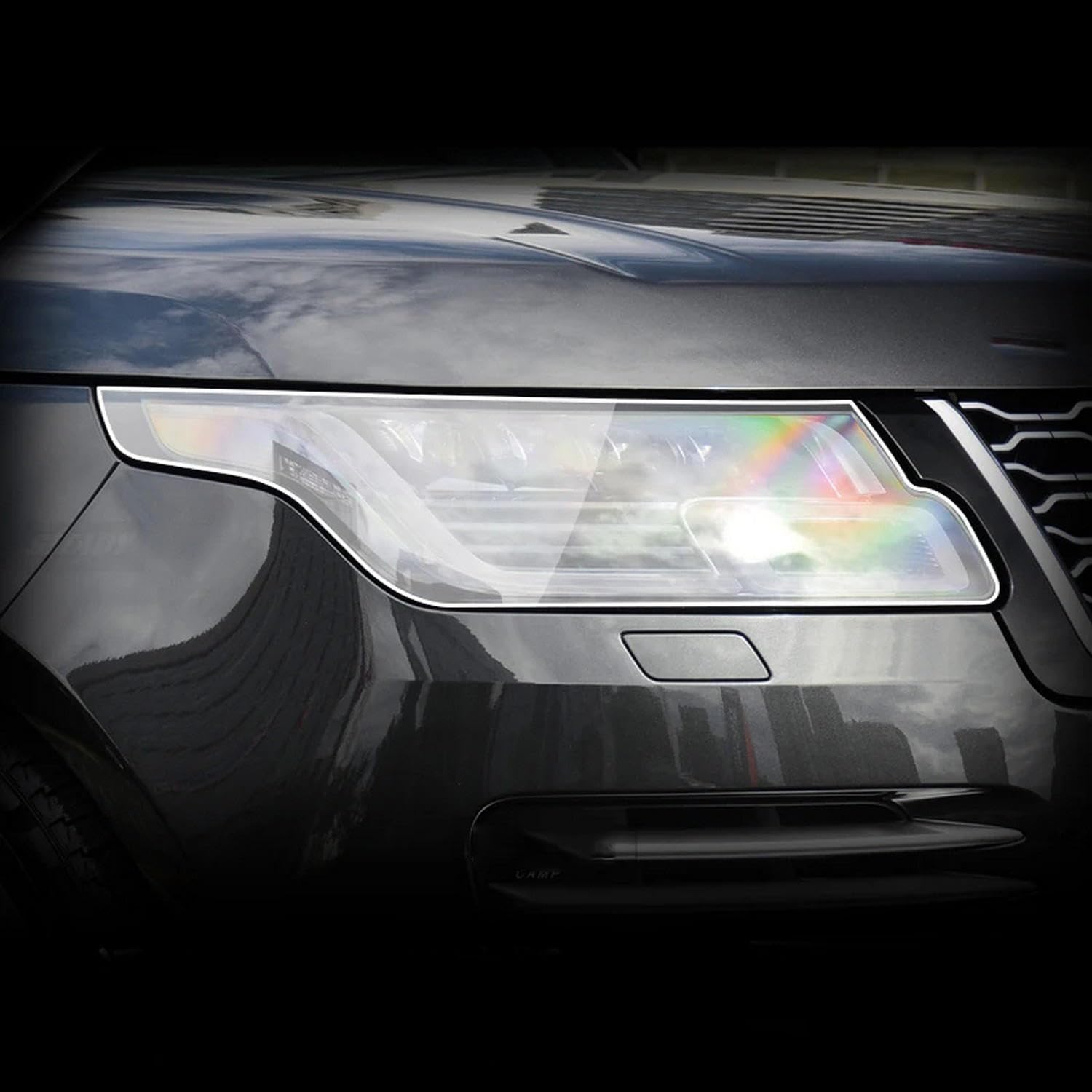 Eviter phares ternis Land Range Rover avec film TPU protection optique