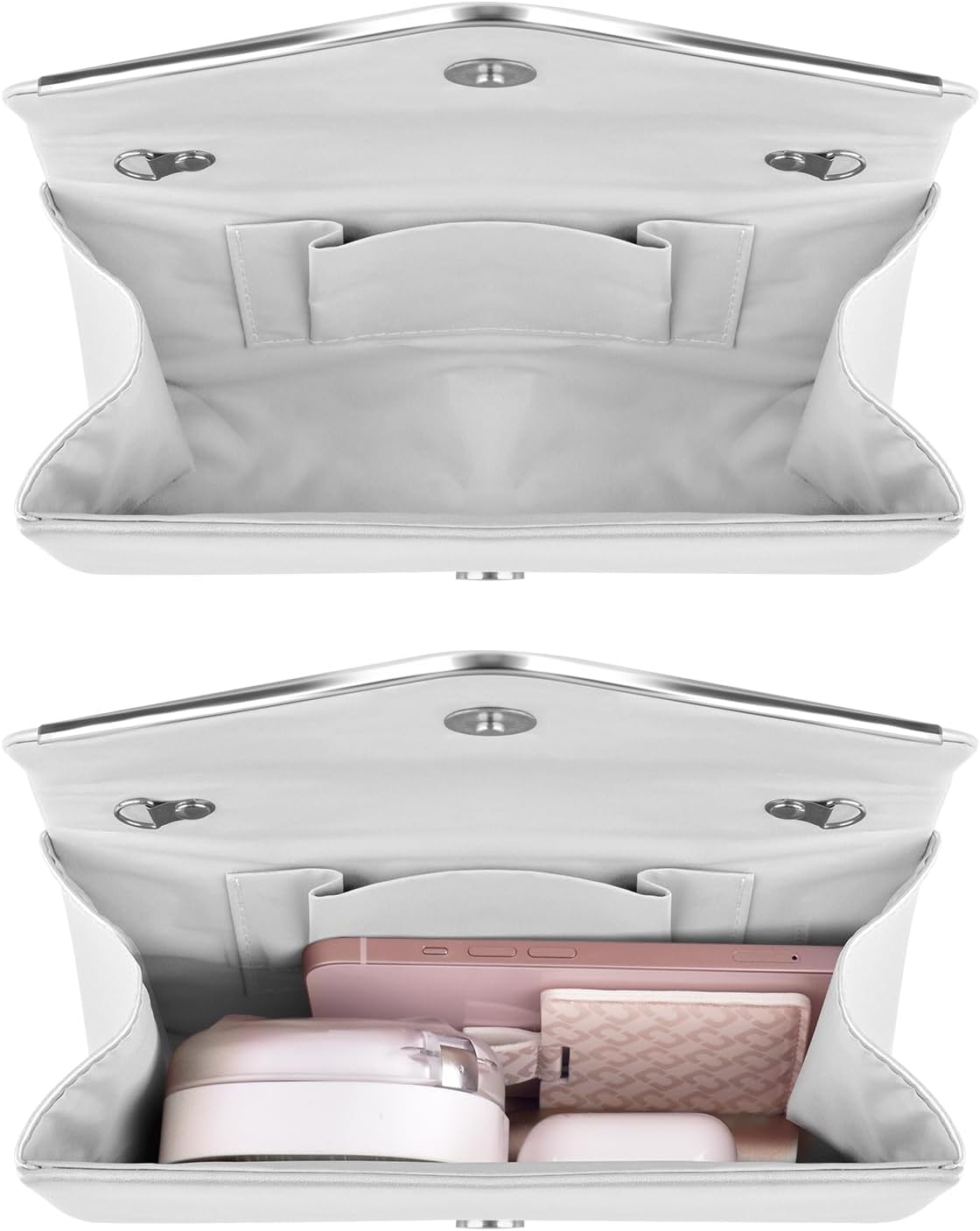 TINDTOP Clutch Purses for Women, PU Leather Formal Evening Bags Shoulder Party Handbags Wedding Cocktail Prom Clutches - Image 6