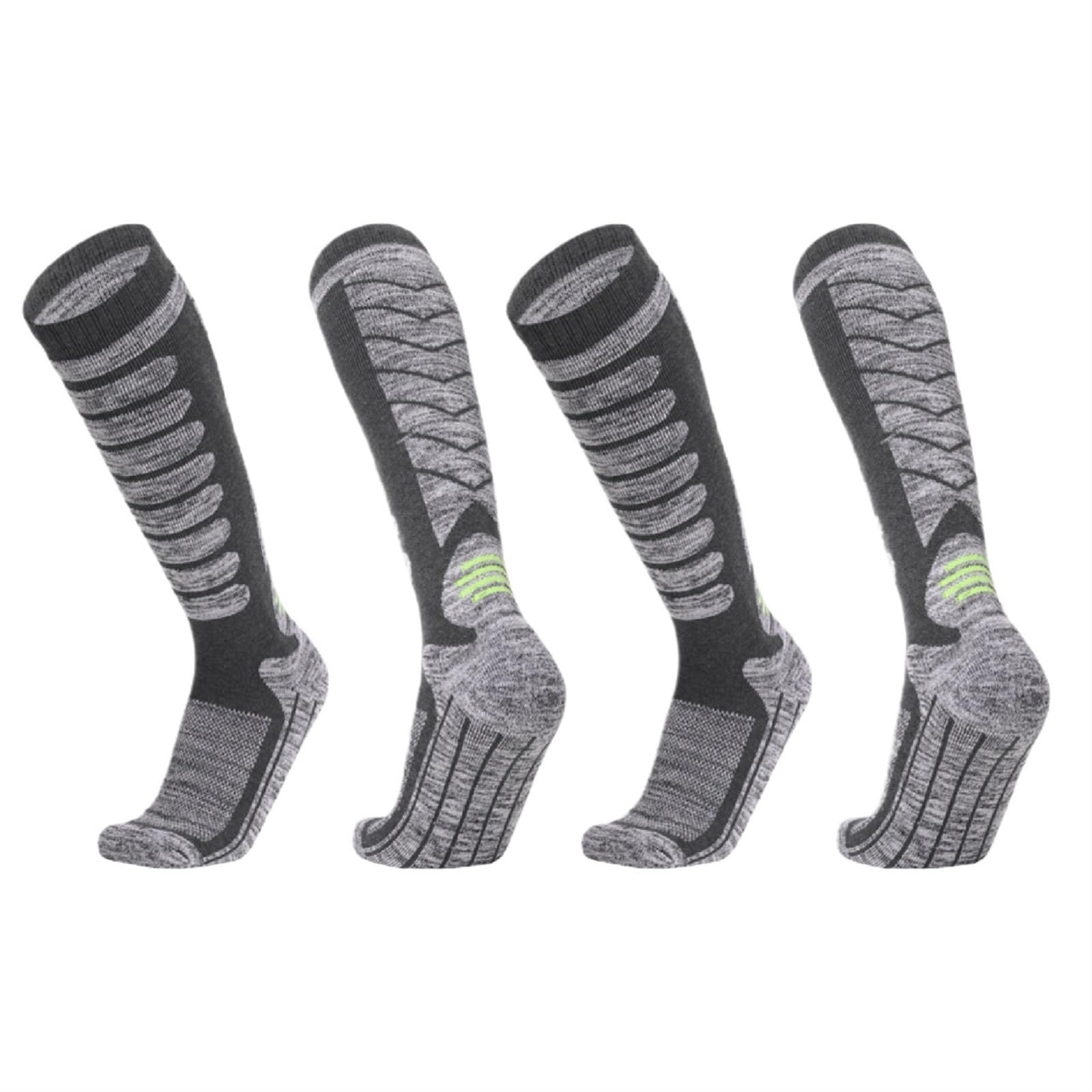 Chaussettes De Ski Longues For Sports D'hiver Ski Et Snowboard Randonnée Thermiques Épaisses pour le ski