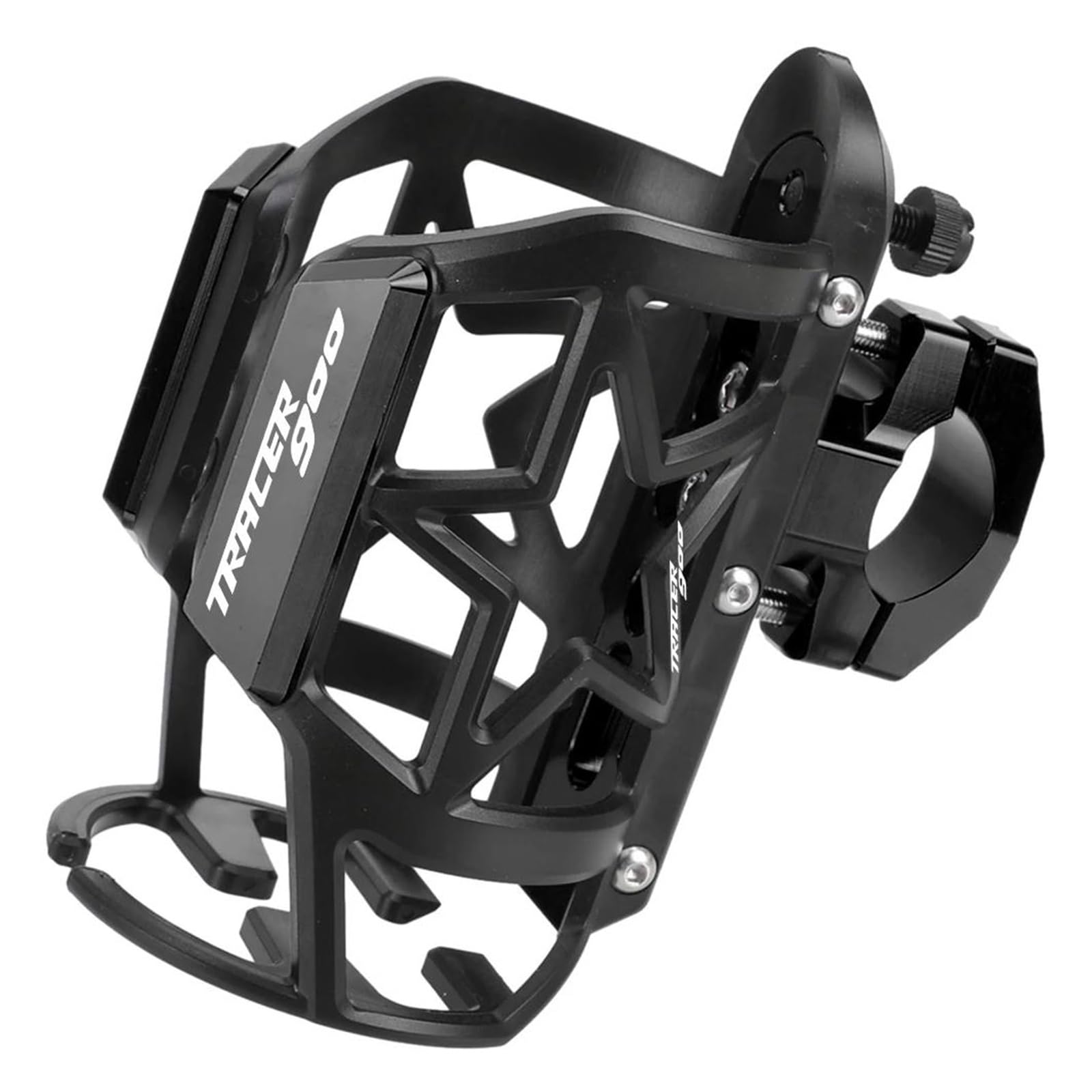 pour TRACER900 Tracer 900 GT 2018-2023 2022 2021 2020 Moto Boisson Bouteille d'eau Cage Boisson Support De Verre Support Moto Porte-gobelet(Black,A)