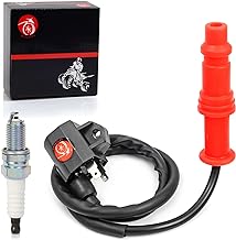 Ignition Coil and Spark Plug Fit For Polaris Ranger 400 500 Sportsman 400 450 500 HO 4x4 6x6 2004-2013 ATV 3089239