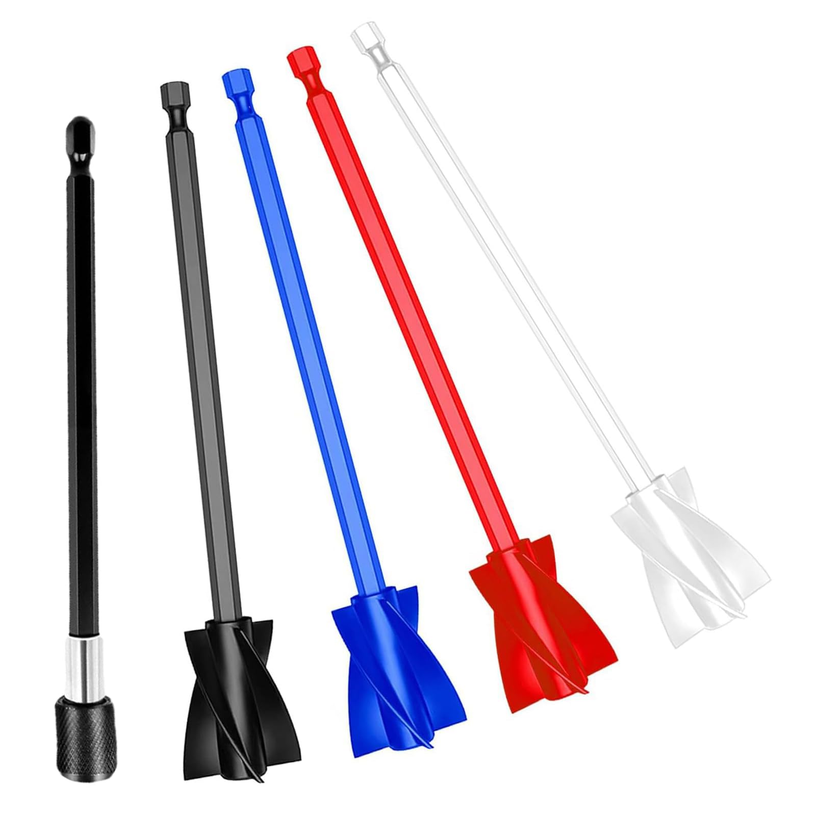 10 spatole in legno per mescolare, 30 cm, per mescolare epossidiche, vernici, colori ecc