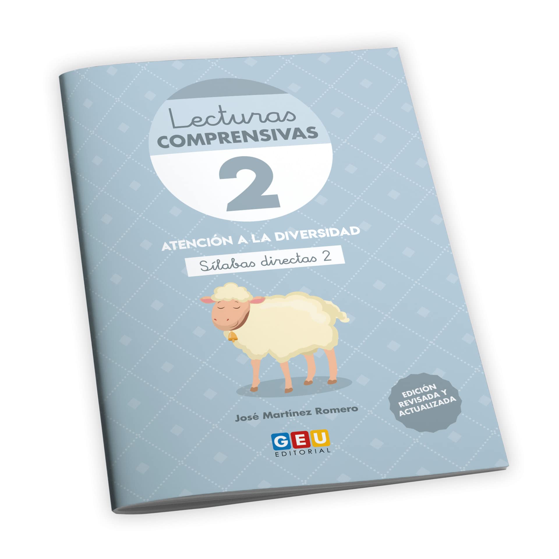 Lecturas comprensivas 2 Editorial GEU. Lecturas comprensivas 2. Libro para aprender a leer con comprensión lectora. Sílabas directas. Con pauta MONTESSORI. Educación infantil.