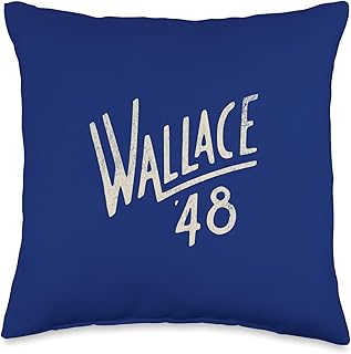 US Political History Campaign Button Wallace 1948 Throw Pillow