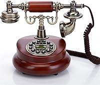 Vista 1 de TelPal 1960 - Sistema de decoración de teléfono con cable, estilo antiguo de cerámica