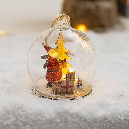 Miniatura 7 de Adornos de decoración de Navidad 2023 colgante de escritorio atmósfera brillante de cristal luces nocturnas colgante RD2 mini elegante colgante al