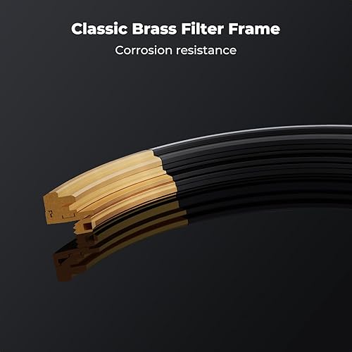 Miniatura 5 de K&F CONCEPT Filtro de lente ND variable de 2.835 in ND2-32 (1-5 paradas) Filtro de densidad neutra ajustable de alta definición con 36