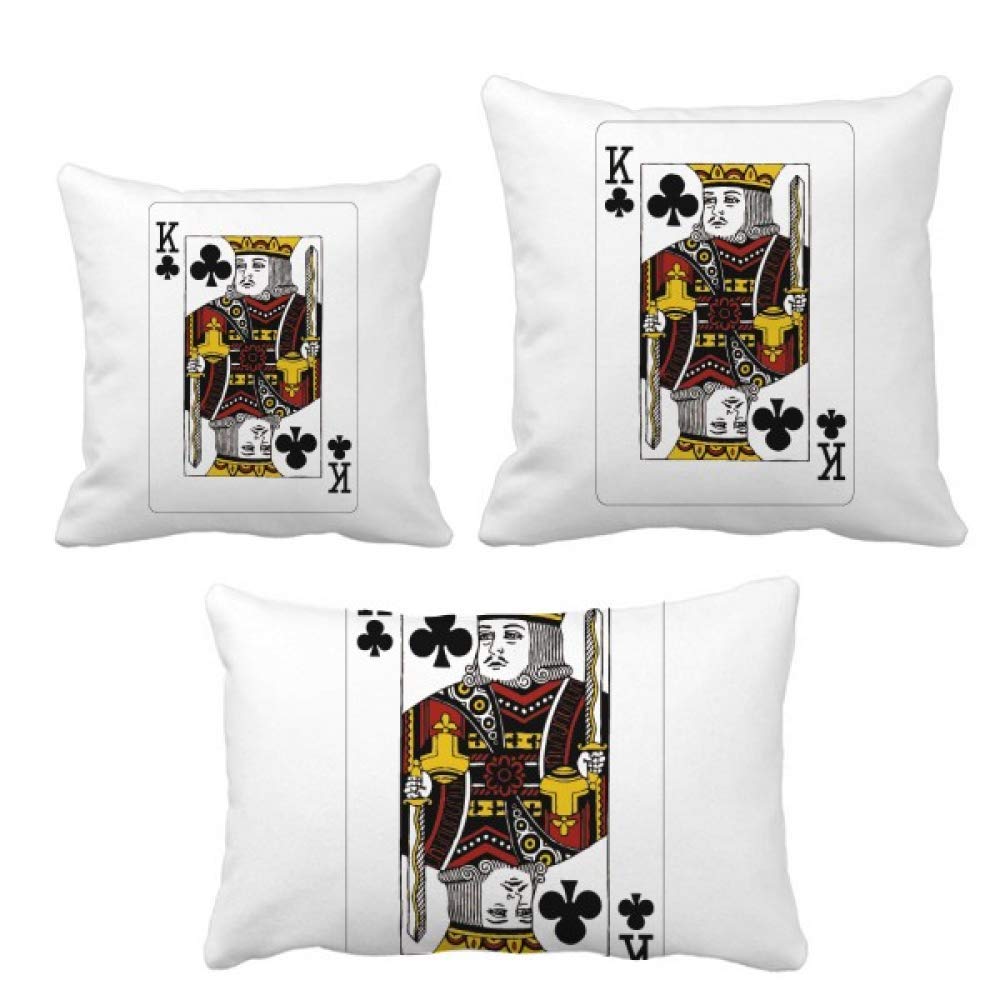 Housse de coussin jeu de cartes Club K pour canapé fatigué
