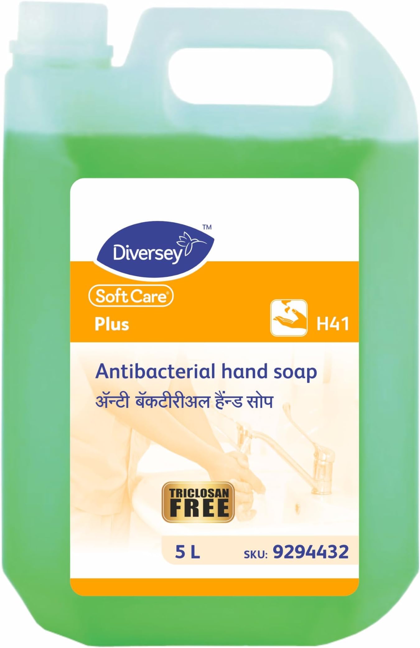 Diversey SOFT CARE PLUS H41 ANTIBACTERIAL HAND SOAP 5LTR