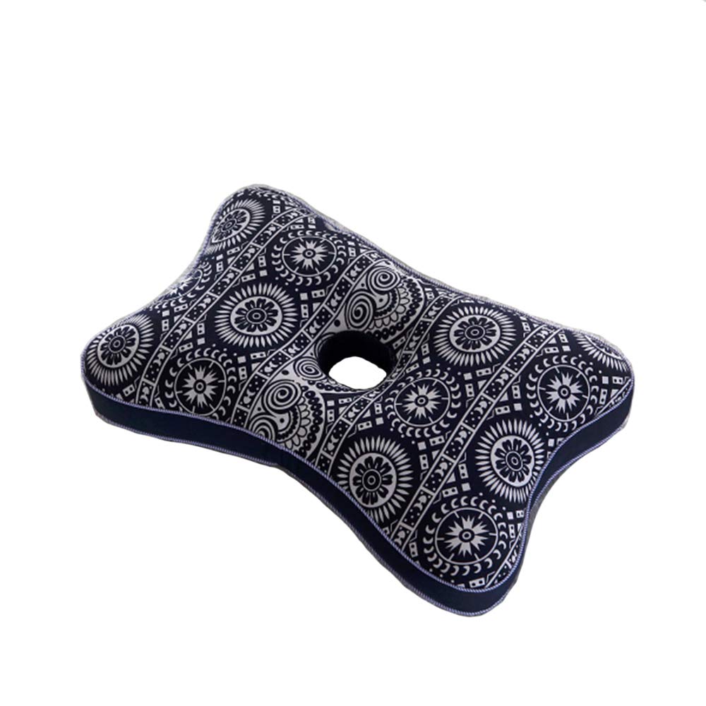 Healthy Pillow with One Ear Hole Filled with Millet/Buckwheat Hulls Ear Hole Pillow (Style-3)