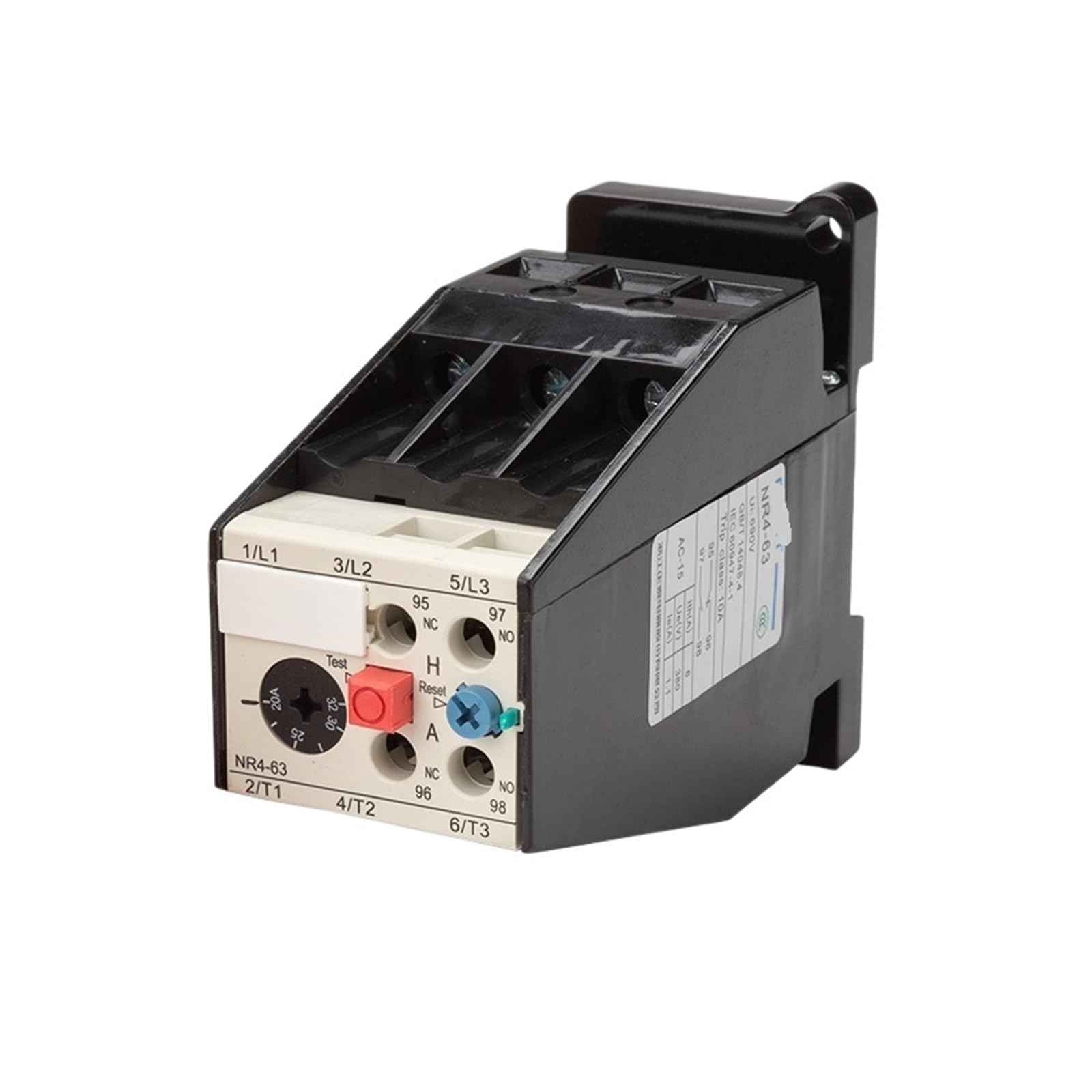 Relé de sobrecarga térmica NR4-63/F JRS2 32A para contactor eléctrico CJX1 3