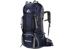 Bseash 60L Waterproof Hiking Backpack for Camping and Travel