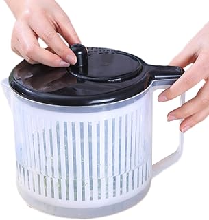 Salad Spinner - Salad Wiper | Reusable Fruit Drying Spinner Vegetables Washing Machine with Handle, Versatile - Drain Basket Fruit Washing Bowl Gadgets, Multifunctional Vegetable Dehydrator