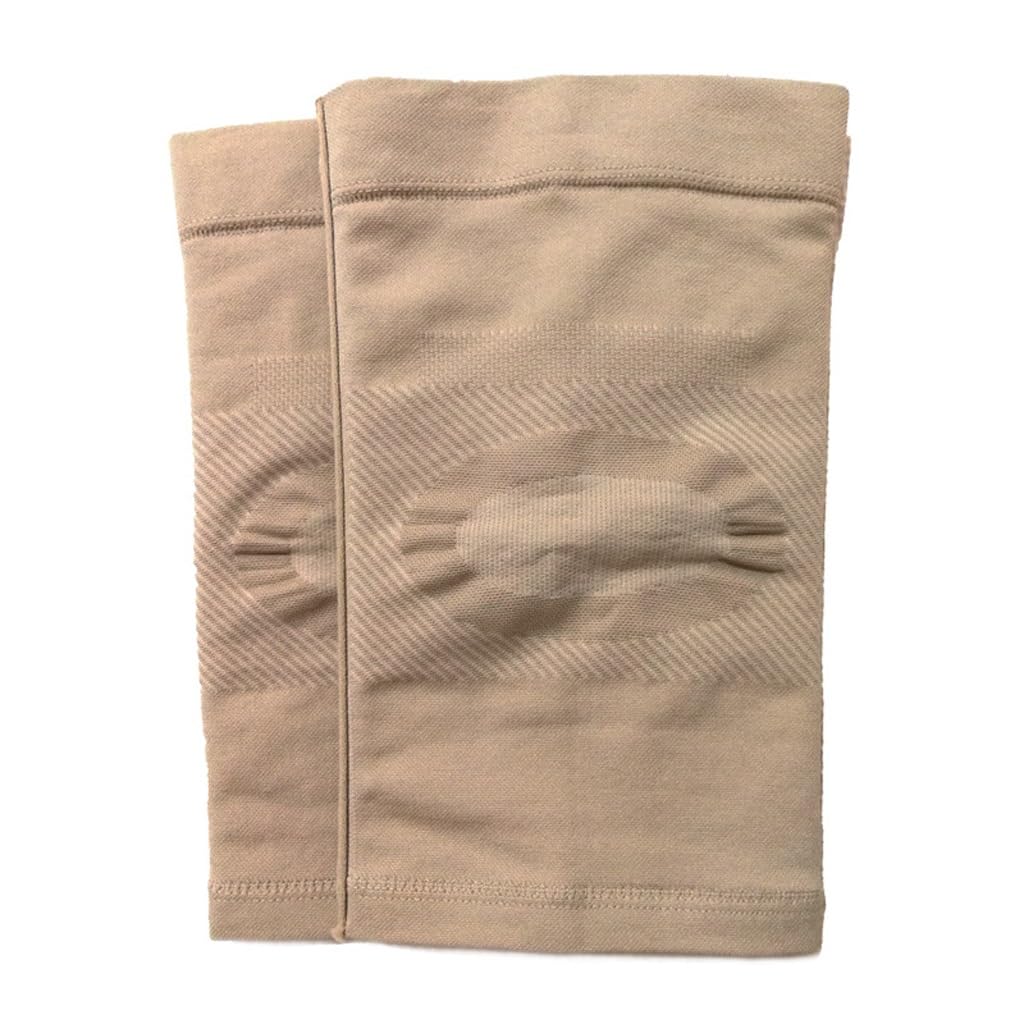 Spring Supported Sports Warmth Protection For Old Cold Legs, Knee Joint Thin Knee Pads(Large)