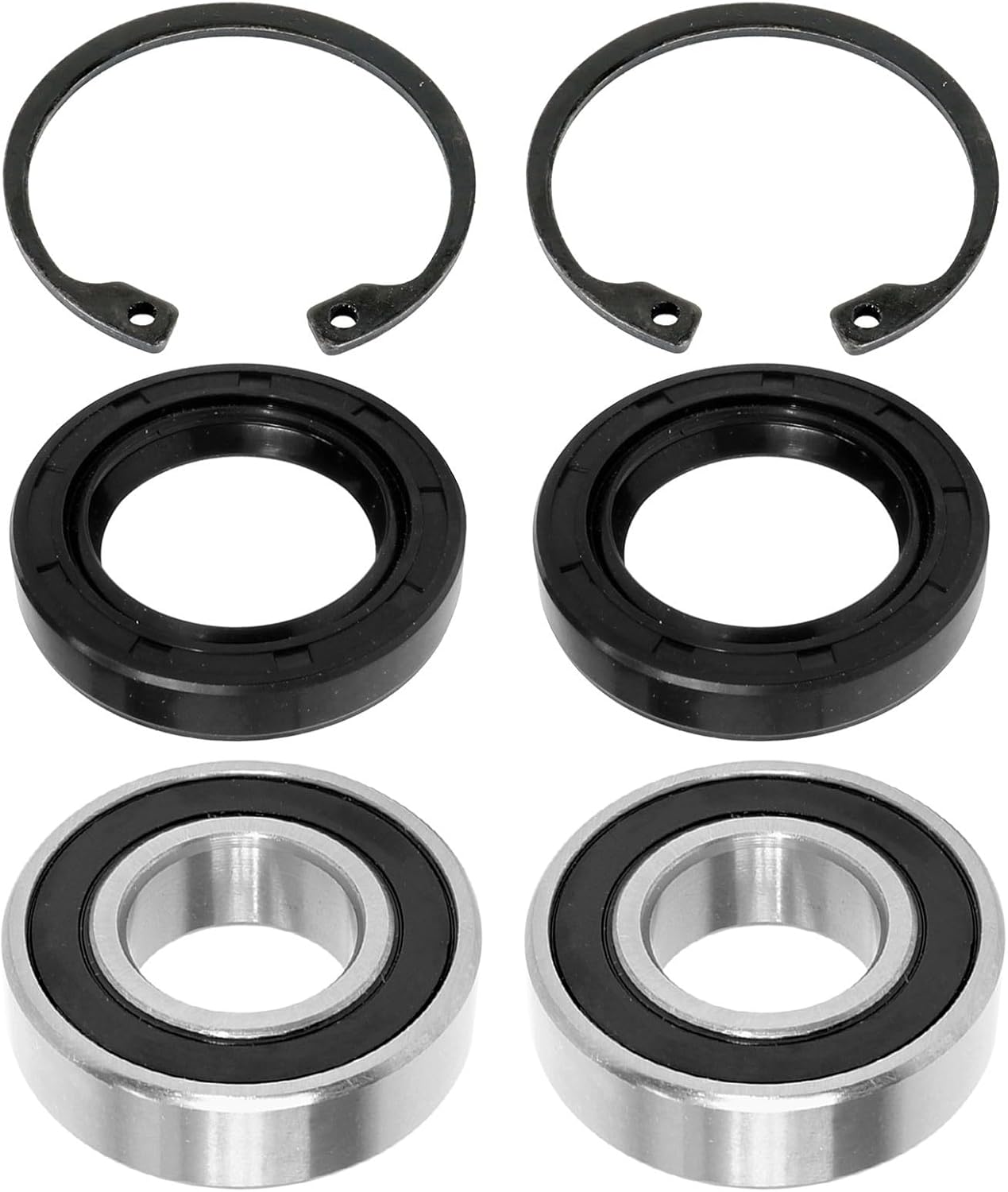 Powersports Replacement Parts for 2 Rear Axle Drive Shaft Bearing Circlip Seal For Kawasaki Mule 550 KAF300C 97-04 Mod-C33C-53019