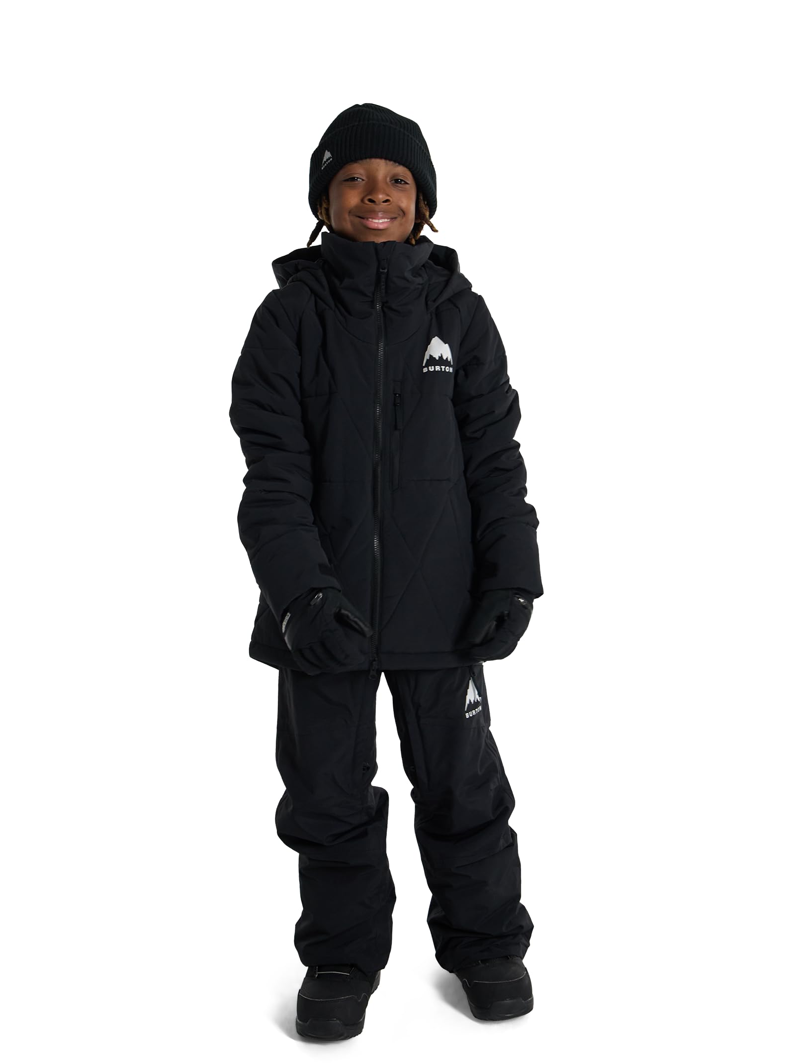 Burton Kids' Spindal 2L Jacket, True Black, S