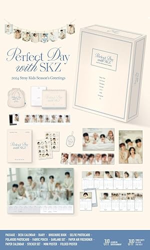 Miniatura 4 de SALUDOS DE LA TEMPORADA 2024 DE RAY KIDS DÍA PERFECTO CON SKZ K-POP SELLADO