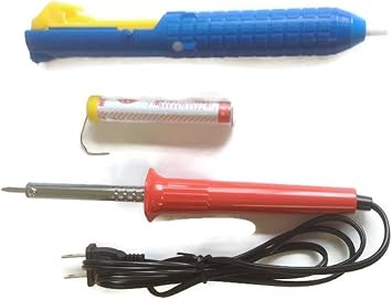 40W Professional Soldering Iron Kit Soldering Iron 40W + 7 7 Feet Soldering Wire 60/40 rosin core + Desoldering Pump