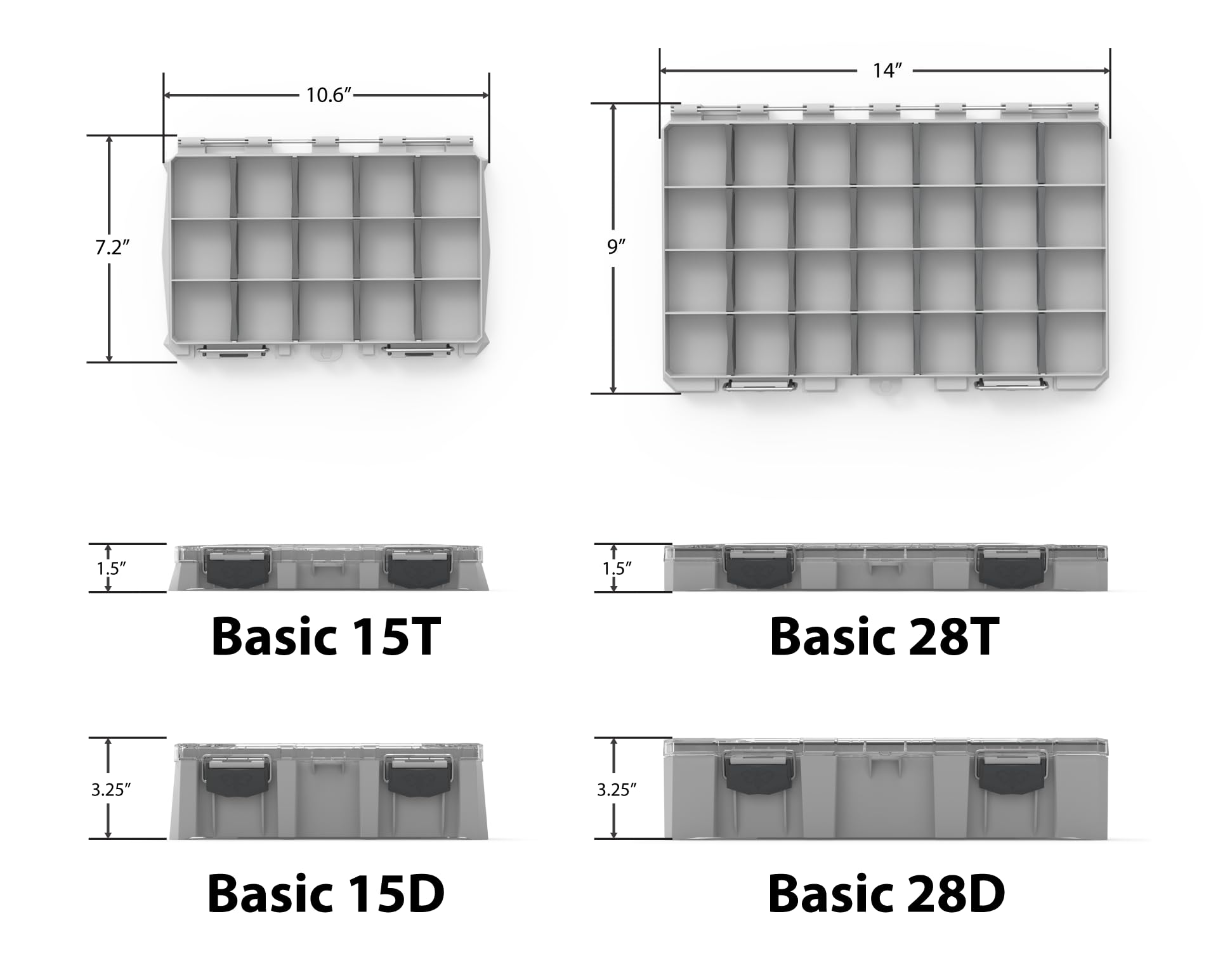 3600 tackle box dimensions BUZBE Basic 15T (Thin) Utility Box, Waterproof Box, Fishing Tackle Tray, Plastic Organizer with Dividers : Sports & Outdoors Fishing Line Winder Spooler, Style:Dirty Copper Nets & Traps from lures to hooks