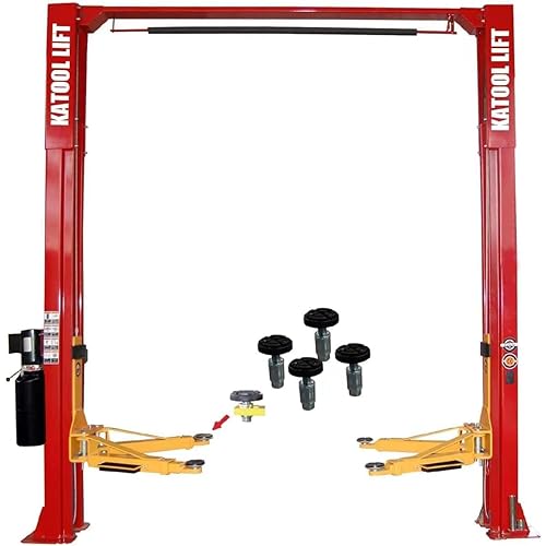 2 Post Lift 11000lbs Car Lift 220V Two Post Lift Auto Lifts 2 Post Auto Truck Clear Floor Hoist(KT-M110)