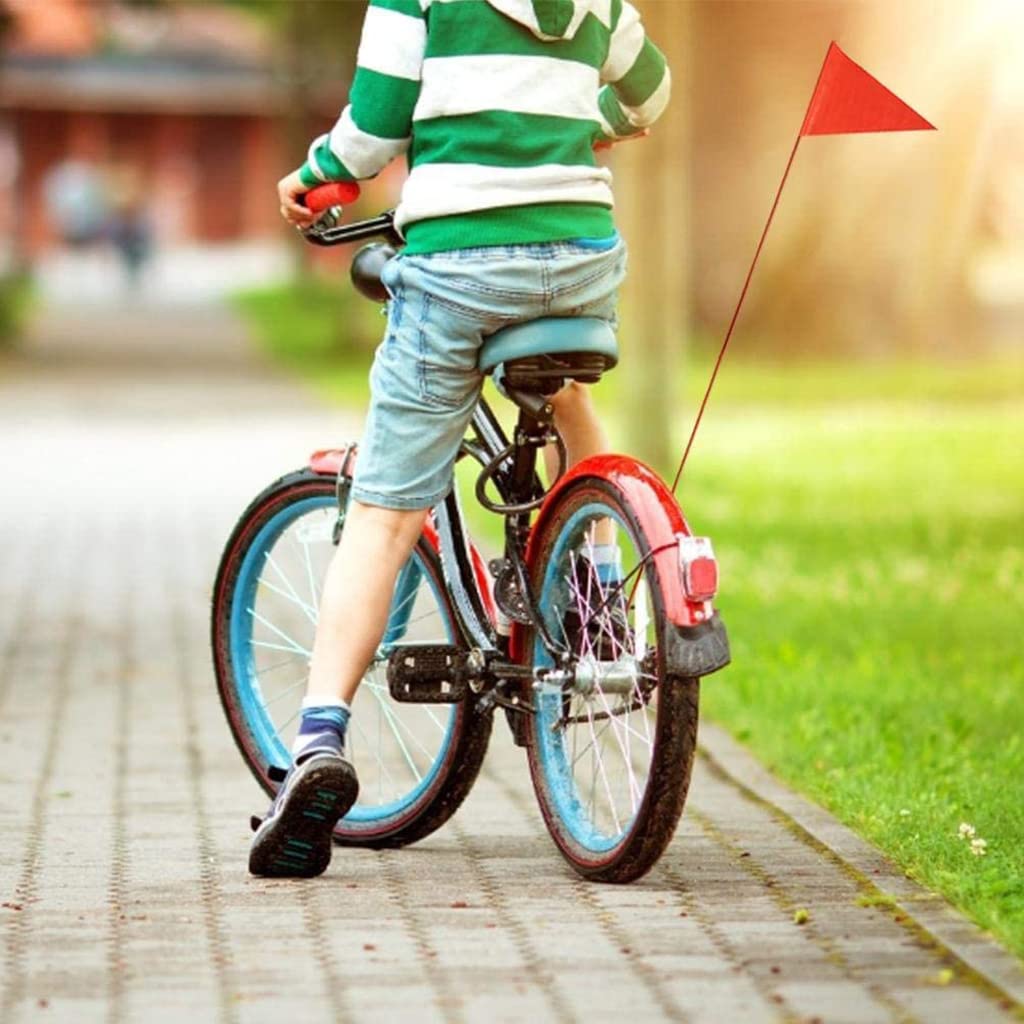 Bike Flag With Adjustable Height Flag With Fiberglass Mounting Bracket