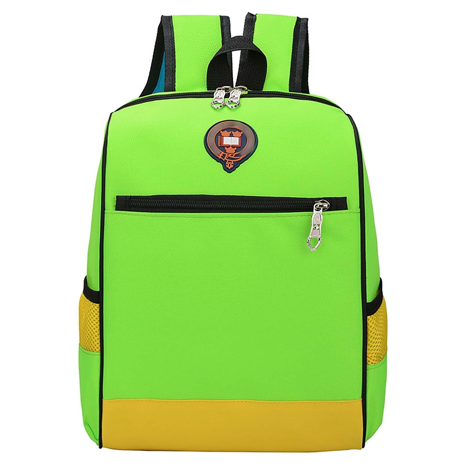 Zaino Bambina Scuola Elementare, Zaino Scuola Scomparti Multipli, Zaino per Bambini, Leggero e Resistente, per la Scuola, per Ragazzi e Ragazze, Zaino da Viaggio, Comodo Zaino per Studenti con Design