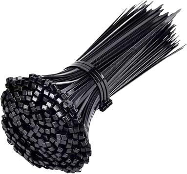 250 piece Zip Ties 10 inch, Heavy Duty Plastic Cable Ties, Premium Plastic Wire Ties with 40 Pounds Tensile Strength,Self-Locking Nylon,Wire Ties for Home,Garden,Workshop,Office