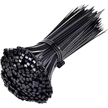 250 piece Zip Ties 10 inch, Heavy Duty Plastic Cable Ties, Premium Plastic Wire Ties with 40 Pounds Tensile Strength,Self-Locking Nylon,Wire Ties for Home,Garden,Workshop,Office