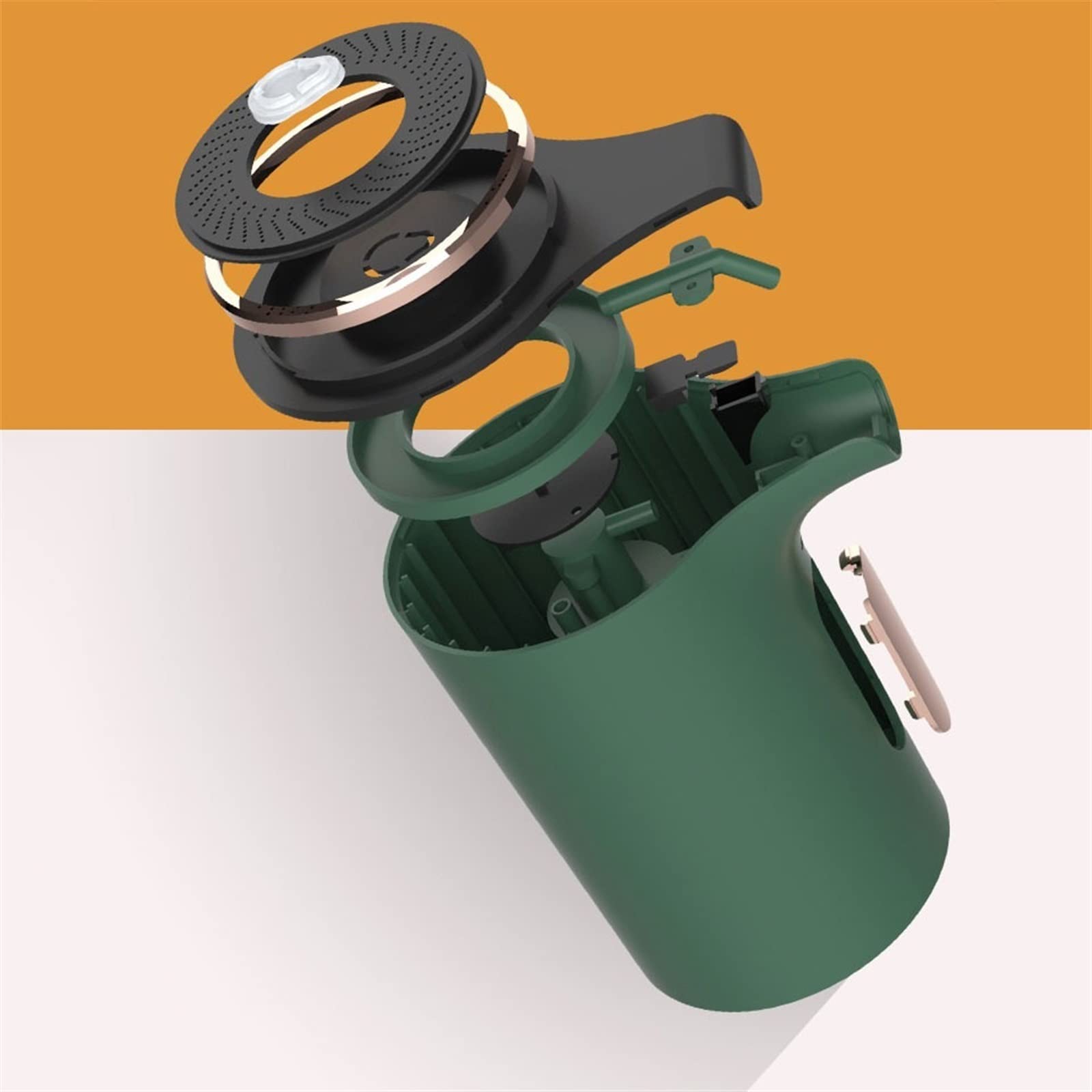 Dispenser di Sapone Dispenser di sapone elettrico a induzione automatica Bottiglia di erogazione di shampoo for gel doccia intelligente for cucina e bagno dispenser sapone bagno (Color : Green)