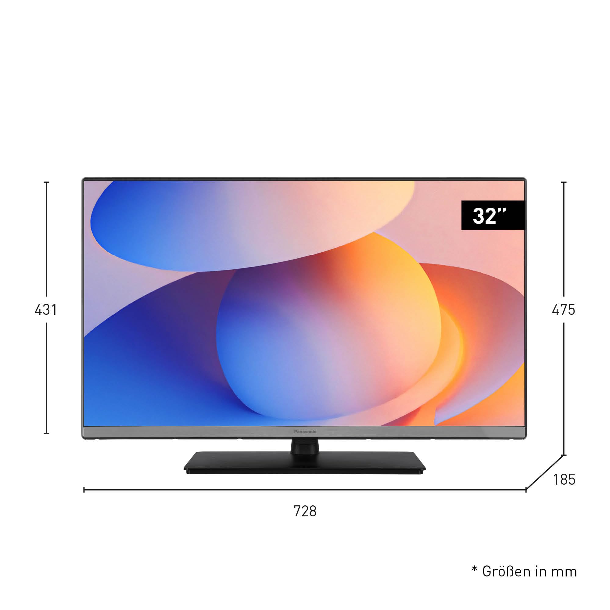 Panasonic TB-32S40AEZ, S40 Serie 32 Zoll HD LED Smart TV, 2024, TiVo, Google- und Alexa-Sprachsteuerung, Gaming-Modus, Media Player, HDR, HDMI, WLAN, für EIN außergewöhnliches visuelles Erlebnis