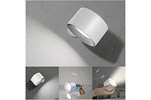 Koopala LED Wall Sconces: Wireless Bedside Lamp with Magnetic and Chargeable Convenience
