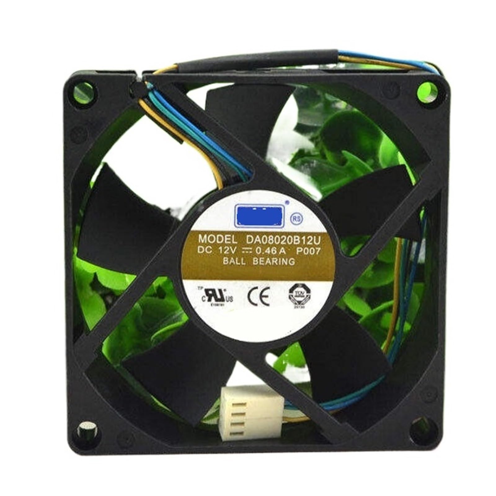 YMUGUEGH 8CM DA08020B12U 12V 0.46A 4wire fan