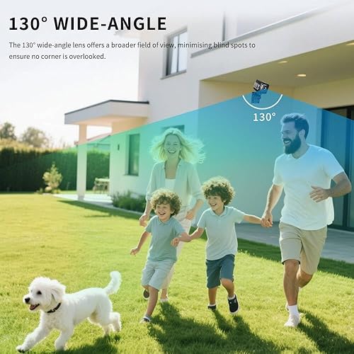 Miniatura 5 de Mini cámara de seguridad inalámbrica, 1080p HD con batería de 6 horas y no necesita WiFi para grabación, detección de movimiento AI visión nocturna