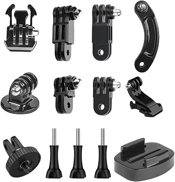 Basic Mount Accessories Quick Release Buckle, J-Hook Buckle Compatible with GoPro Hero 13, 12, 11, 10, 9, 8, 7, 2018, 6, 5, Session, Xiaomi Yi, Osmo 13pcs