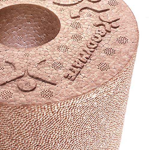 BODYMATE Faszienrolle Standard Mittel-Hart mit Gratis E-Book - Rose-Gold 45x15cm