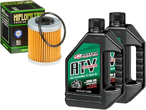 Kit de cambio de aceite para Polaris 2008 Outlaw 525 S ATV Premium 10W-40